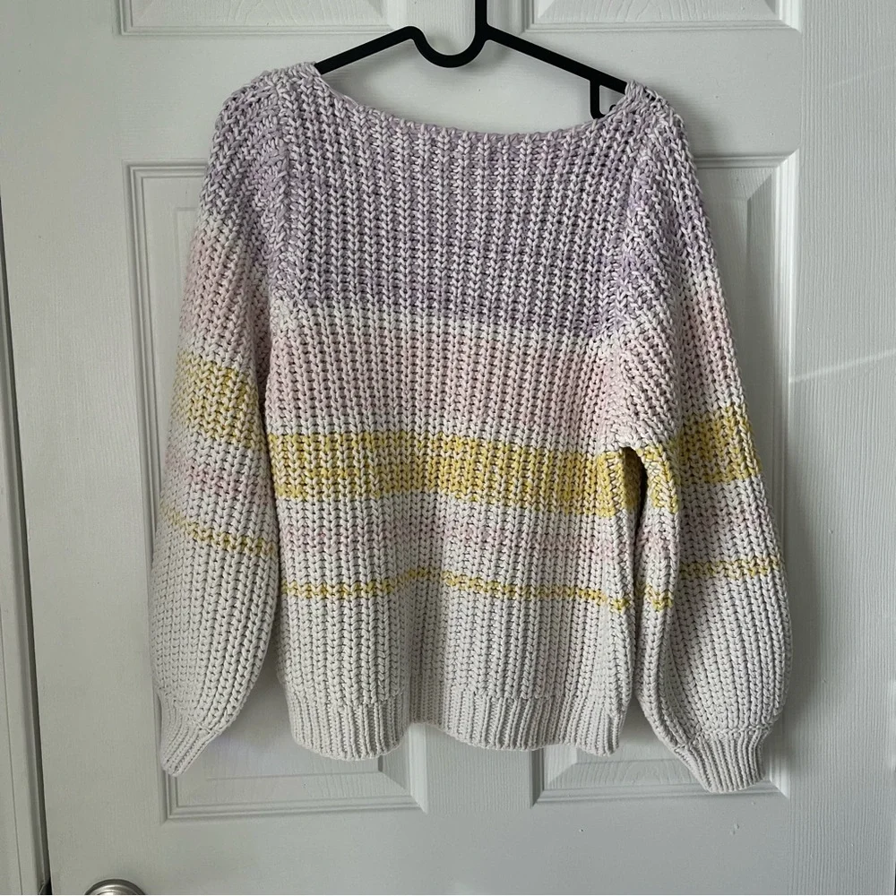 NWOT Sézane Vivien Knit Pullover Jumper size Medium in Multicolor - Picture 6 of 8